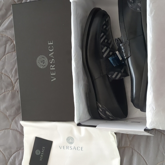 New Versace Greca Loafer 42 9 shoes - Picture 3 of 7